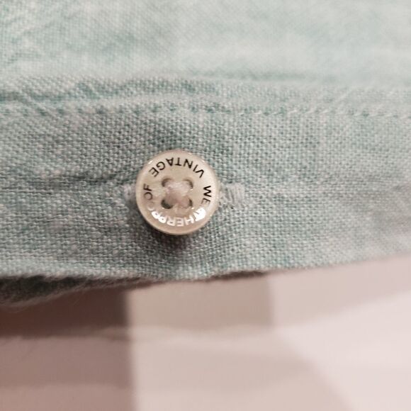 Weatherproof Vintage Washable Linen Button Top - Picture 10 of 12